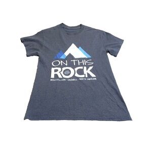 Bedotell Shirt Womens Small‎ Gray Caswell On This Rock North Carolina Ladies